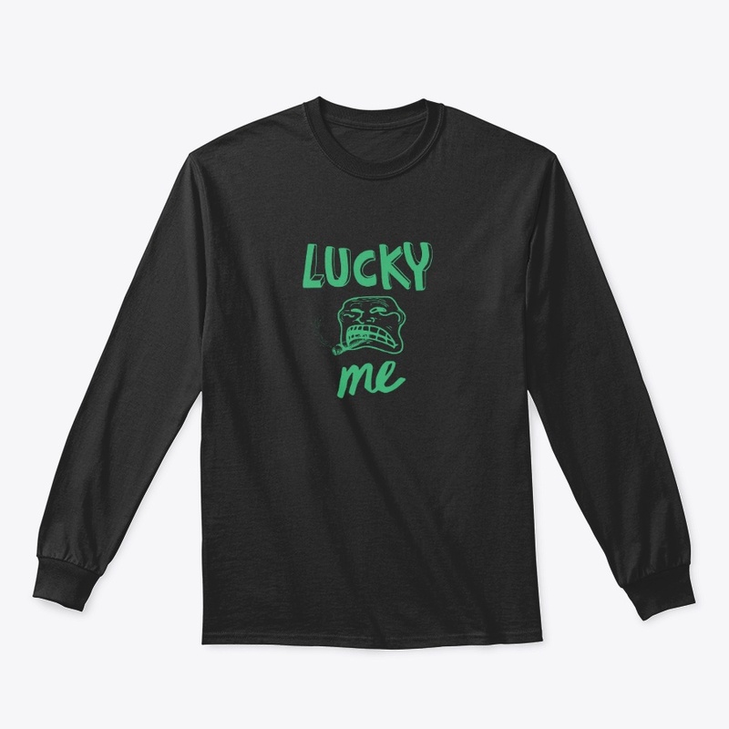 Lucky Me Smoking Face Funny Meme
