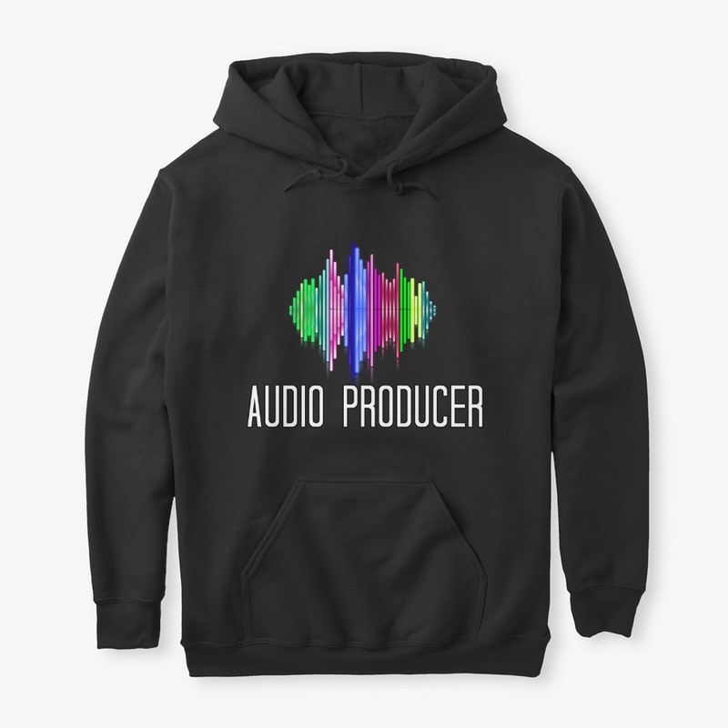 sudadera para productores de audio.