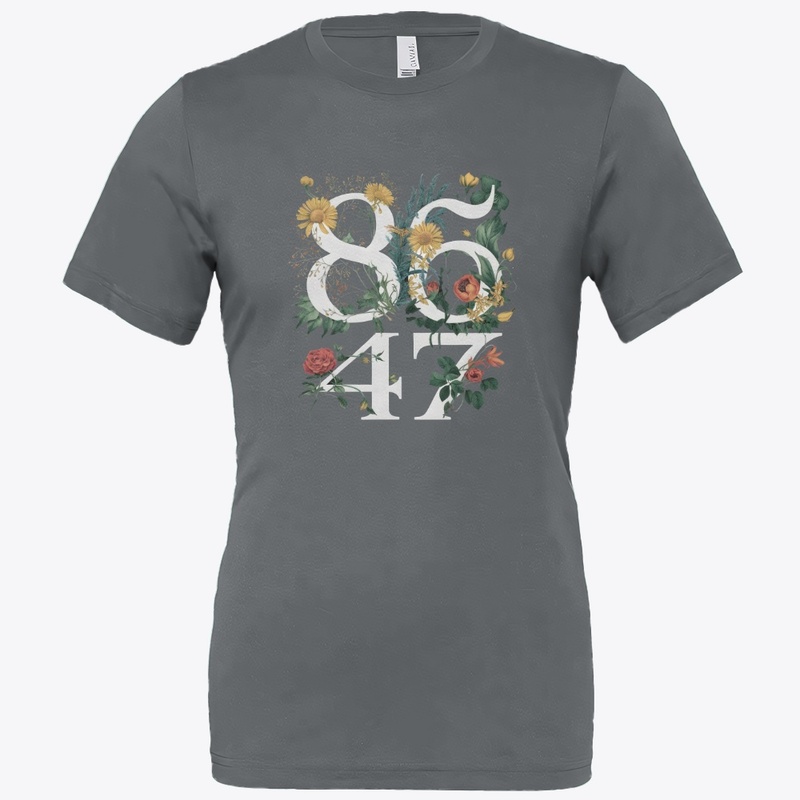 8647 Floral Typography Design