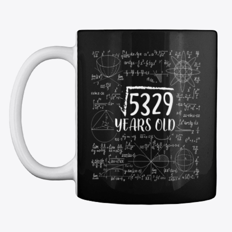Square Root of 5329 73rd Birthday 73 Yea