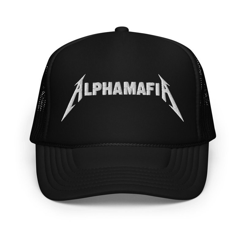 ALPHA MAFIA TRUCKER HAT - BLACK