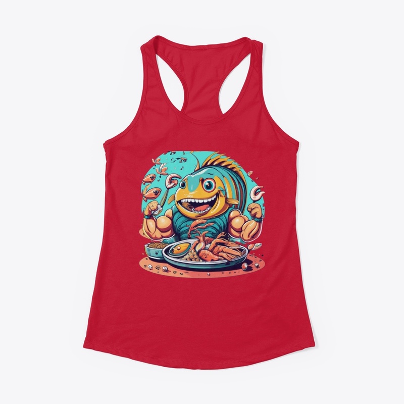 Muscular Fish T Shirt