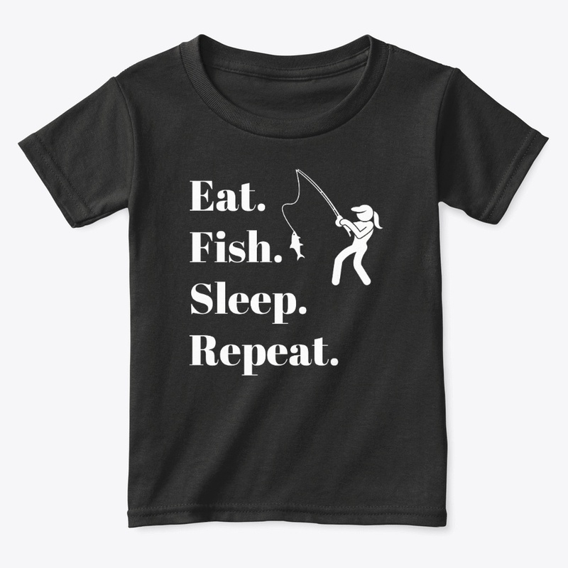 Eat. Fish. Sleep. Repeat. - Female lite