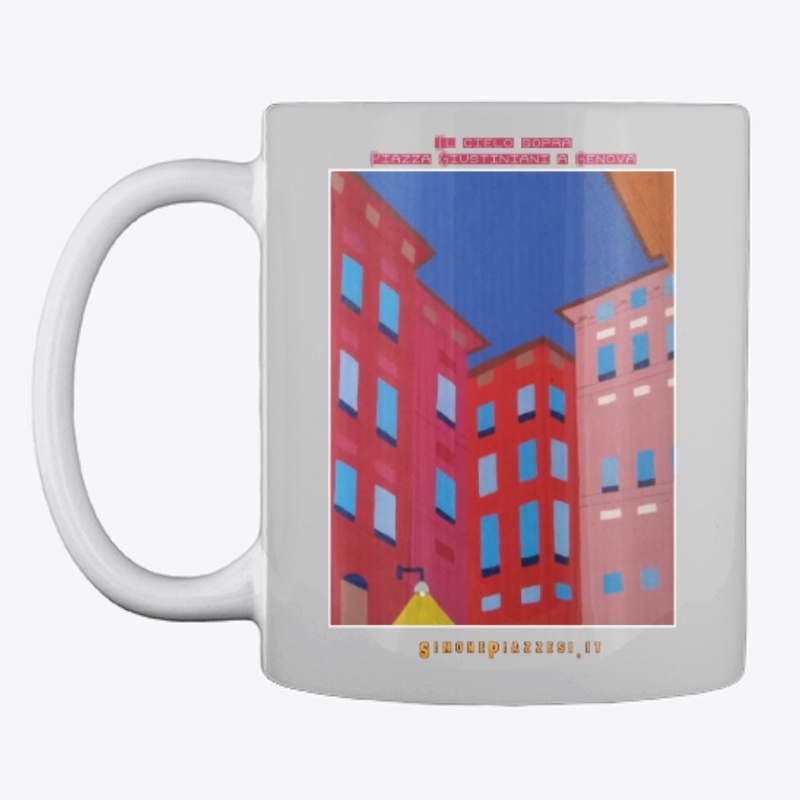 Il cielo sopra p.za Giustiniani a Genova