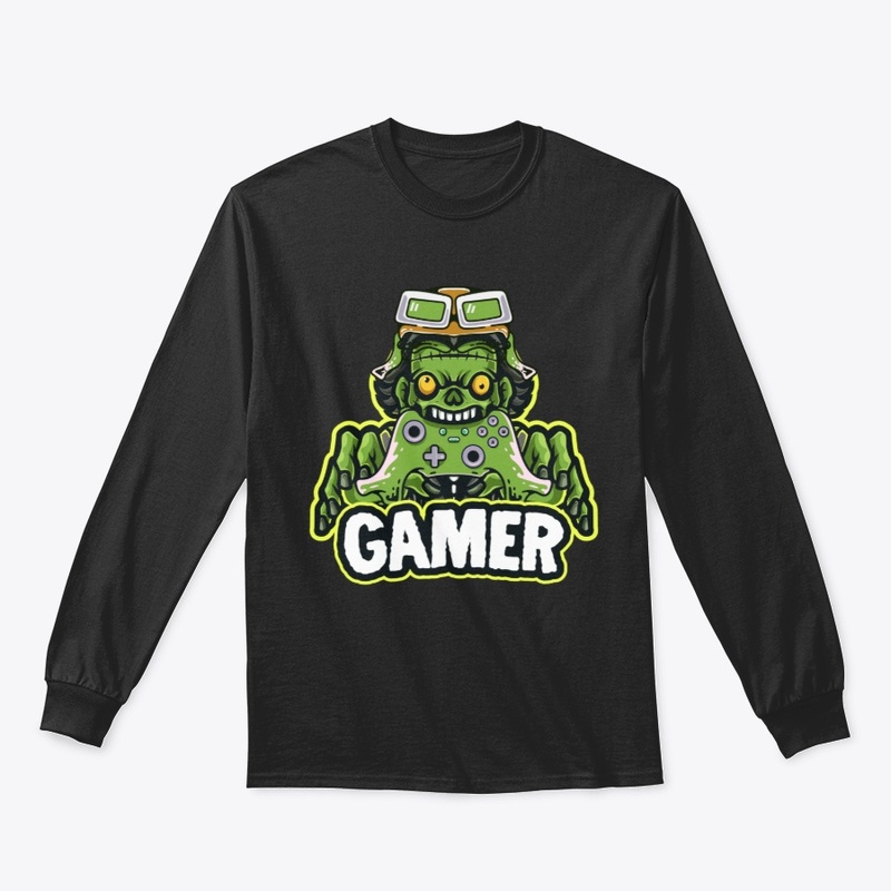 Funny Gamer Zombie Halloween Gaming