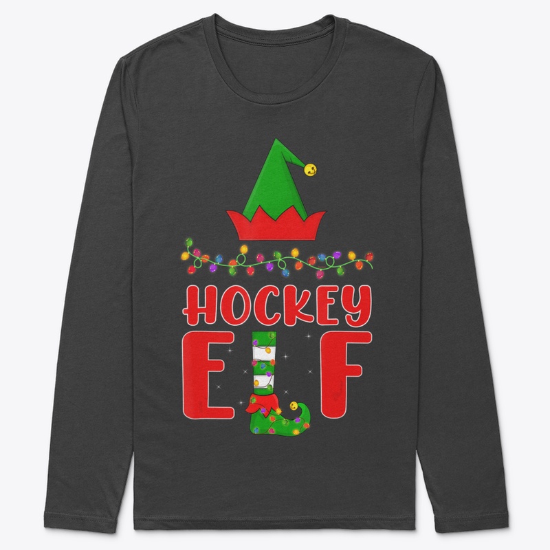 HOCKEY ELF MATCHING FAMILY LIGHTING CHRI