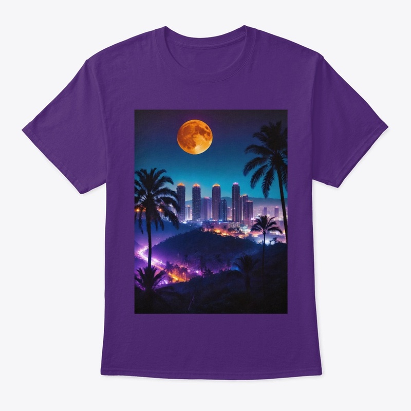 Vibrant city night 