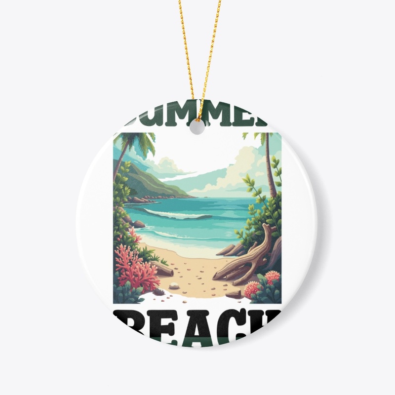 summer beach woman's t-shirt