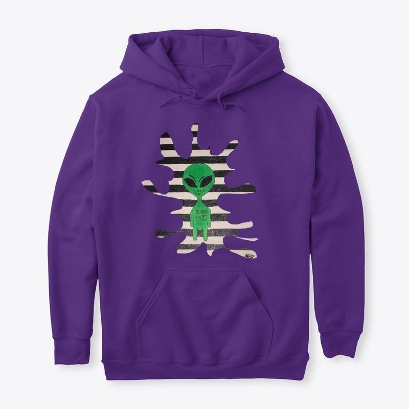 Striped Alien Splatter Attire