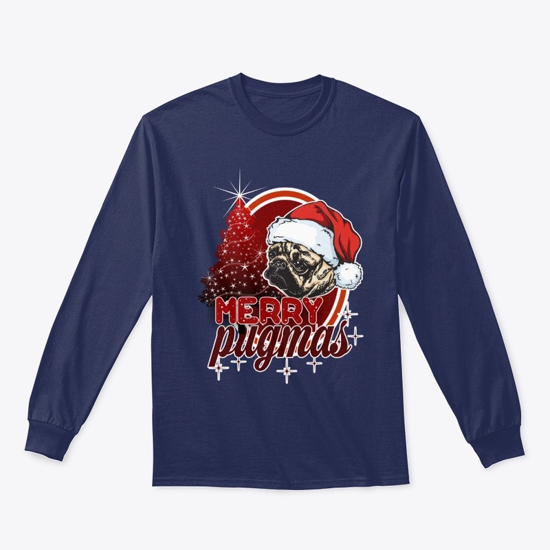 Merry Pugmas,  Christmas, dog, puggy