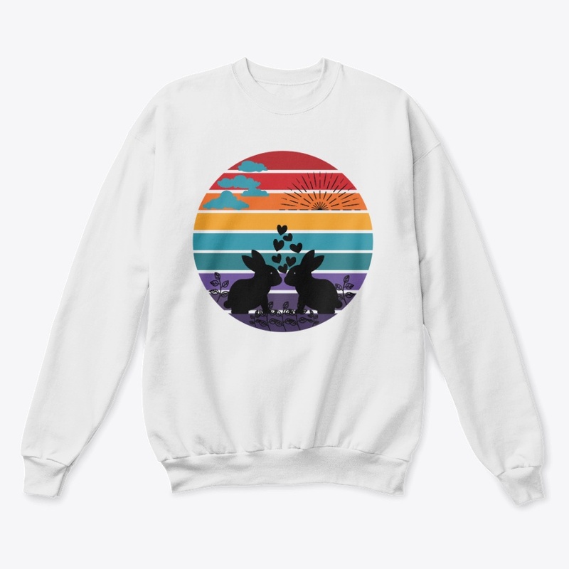 Retro vintage sunset design