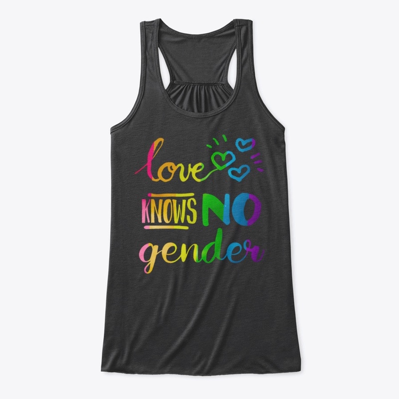 Rainbow Love Knows No Gender LBGT Month