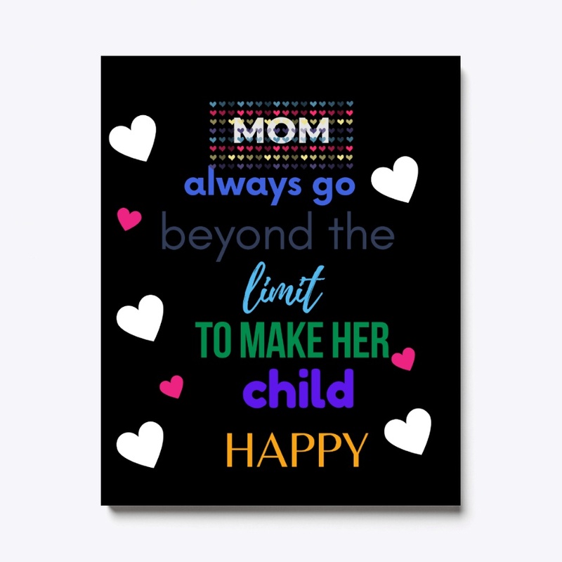 Mother's Love Tee Black - MOM