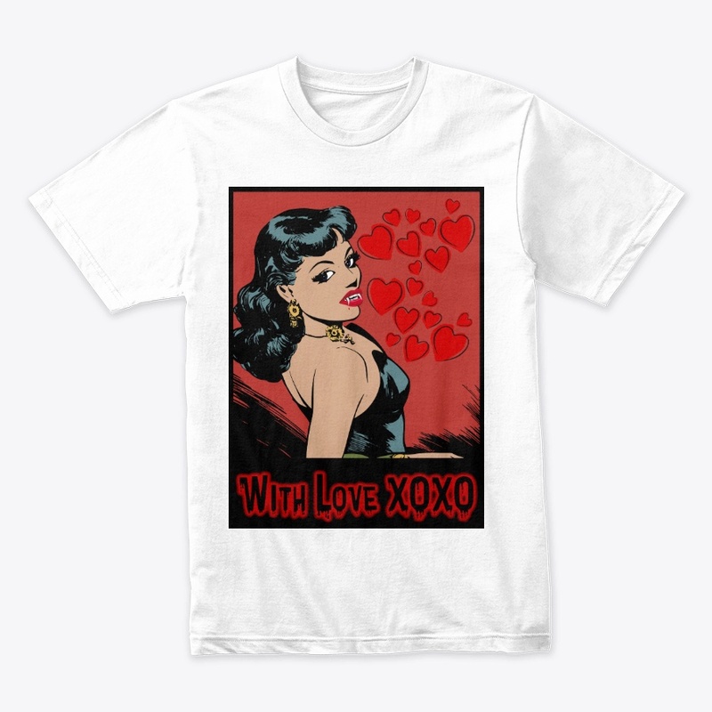 WITH LOVE XOXO TSHIRT, VAMPIRESS