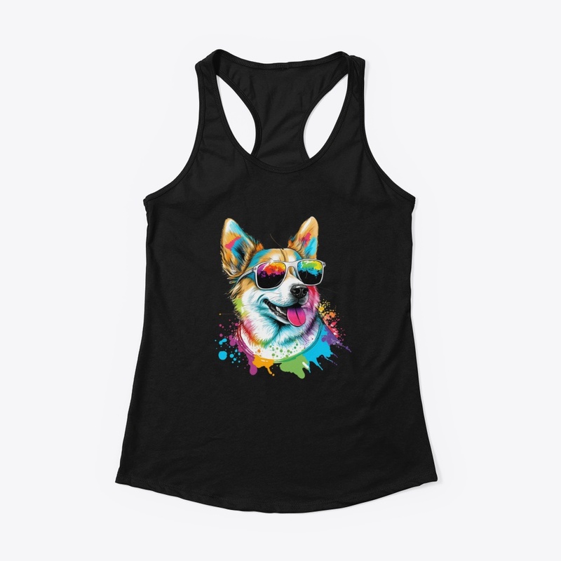 Happy Dog wearing Sunglass 2
