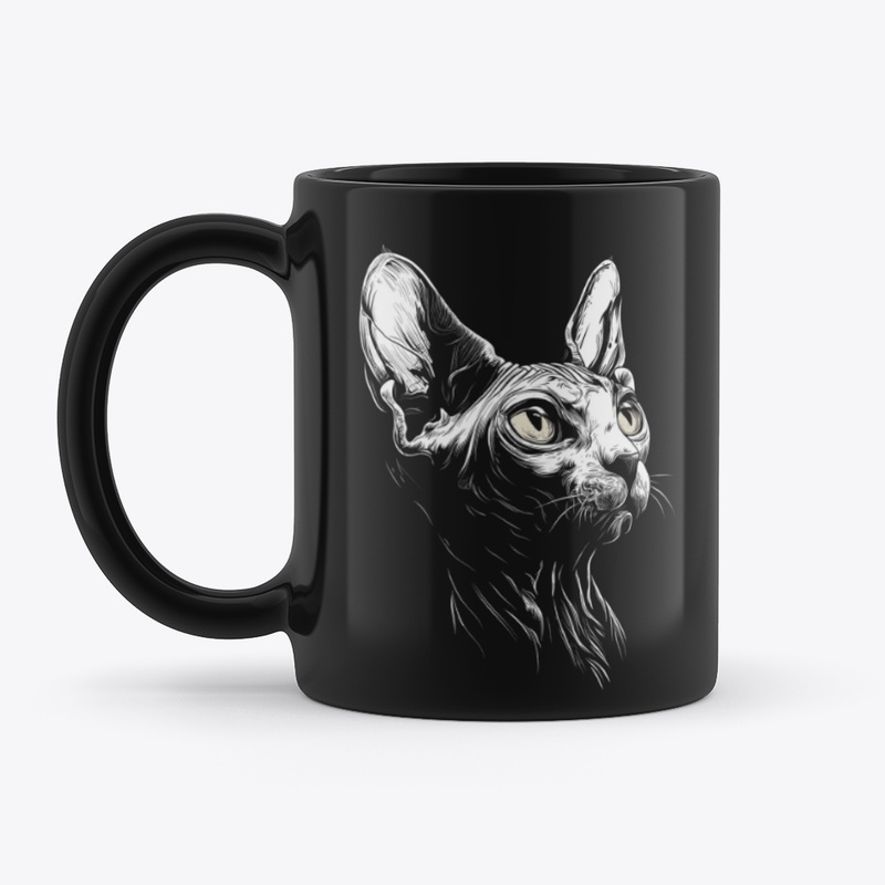 Minimal Sphynx Cat