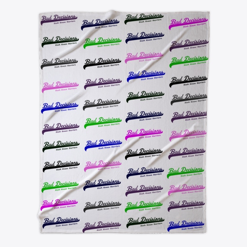 BDH3 Multi-coloured Logo Blanket