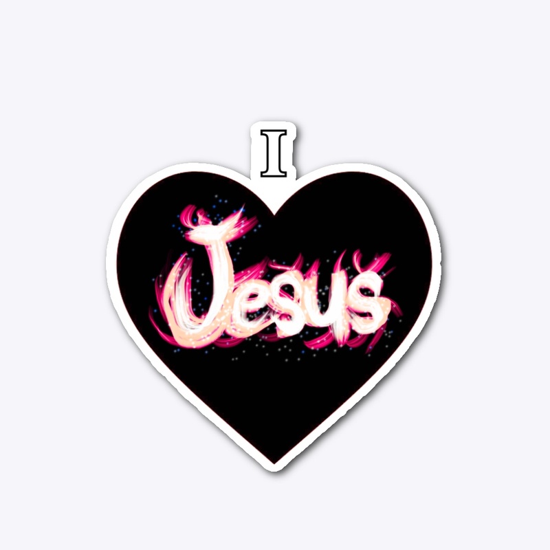 I heart Jesus pink