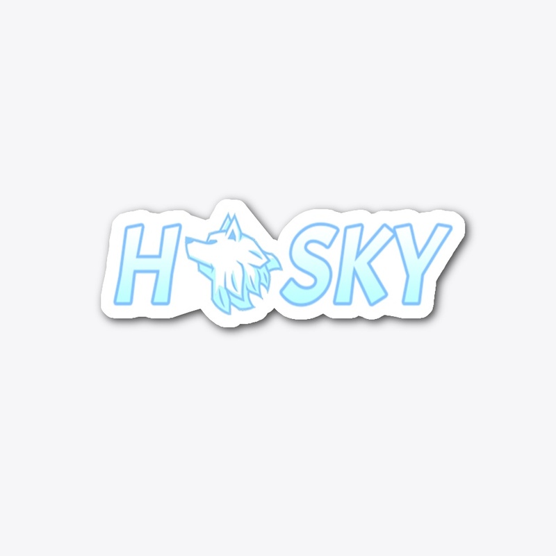 Husky Logo Sticker