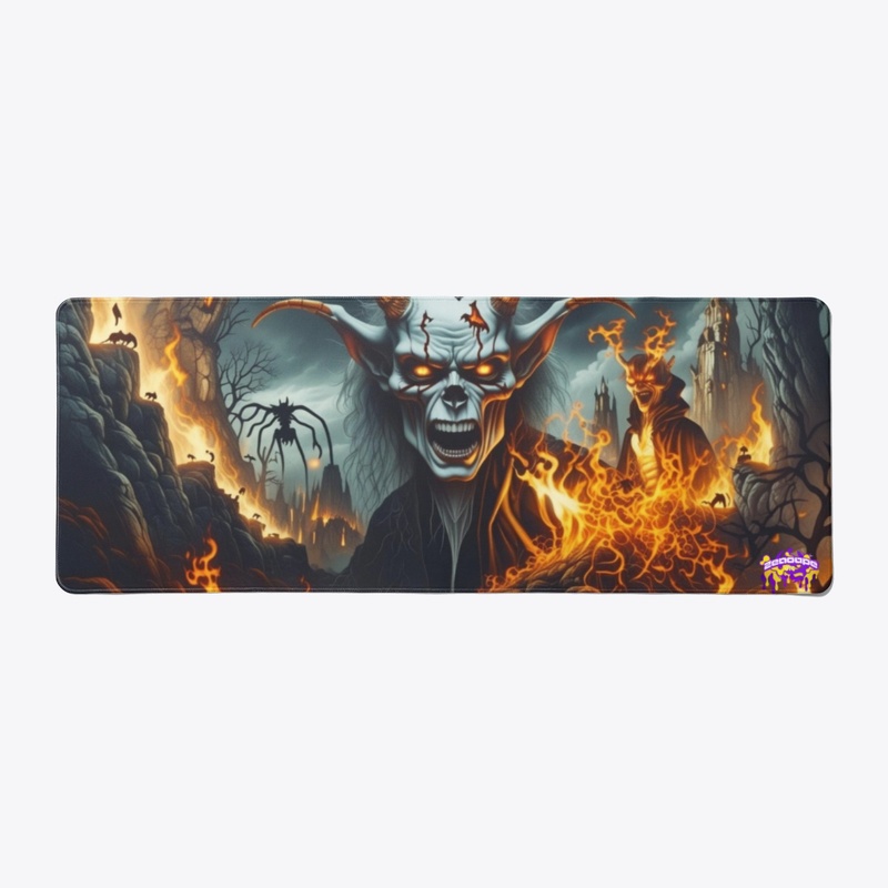Halloween Garden Realm Art Mousepad