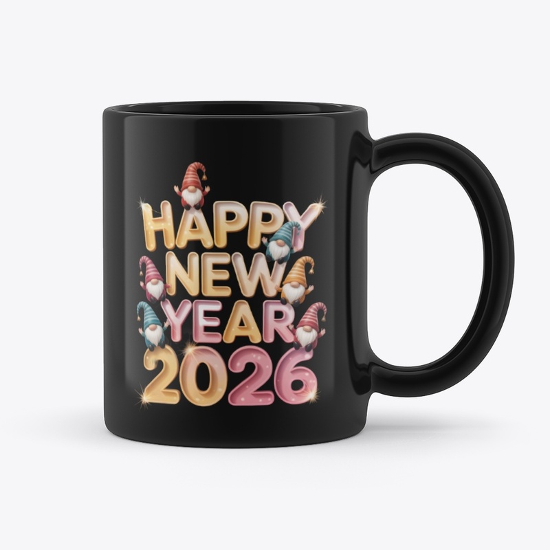 Happy New Year 2026 Gnomes