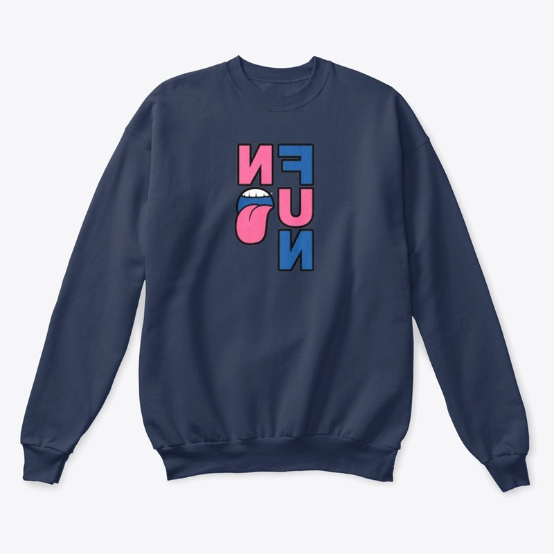 NO FUN Pinky Blue LOGO