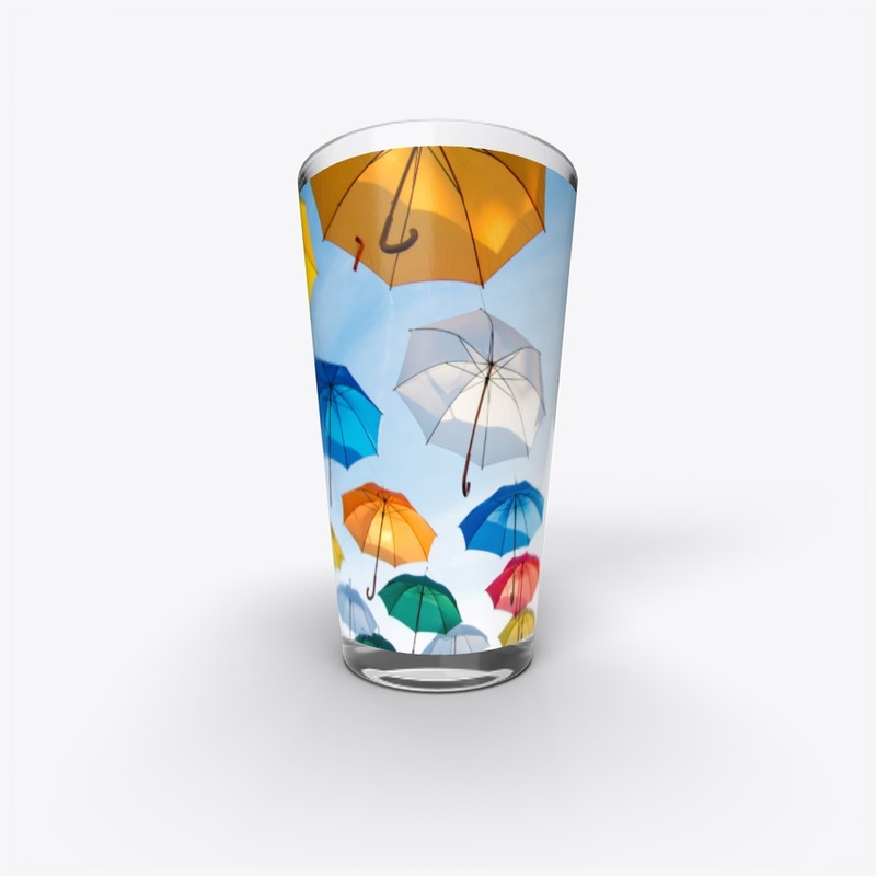 blue sky umbrella