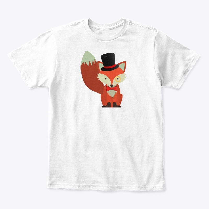 One Smart Fox with Top Hat and Monocle