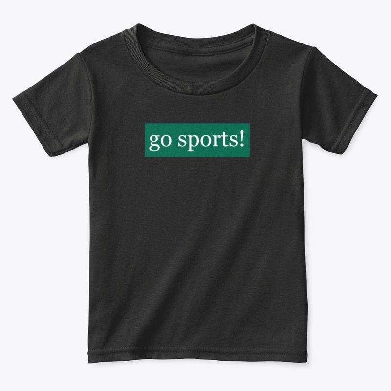 Go Sports Written in White on Green