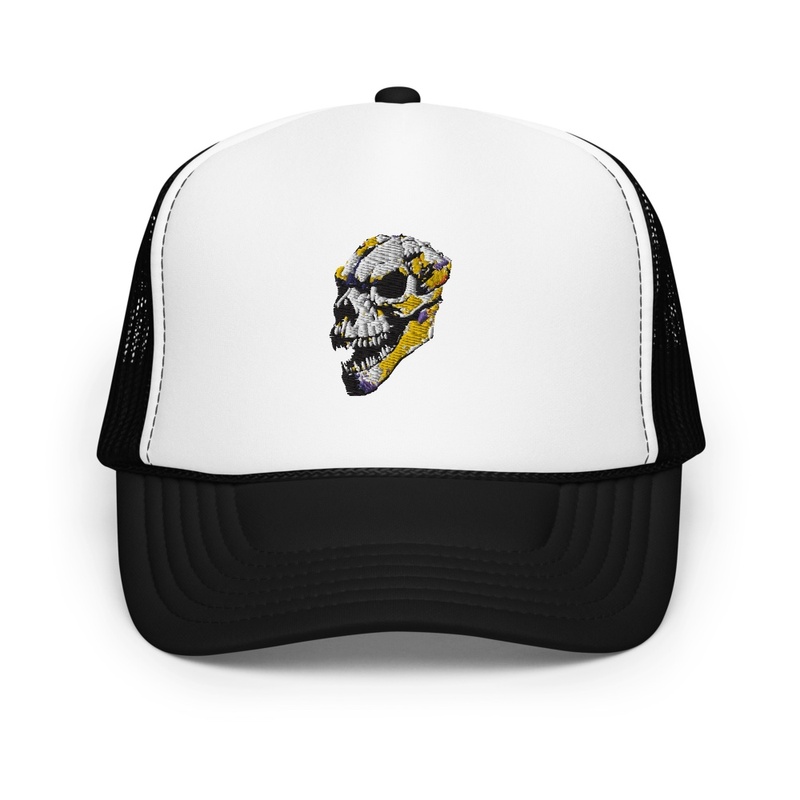 Kaiju-Cap Kaija Totenkopf Gelb