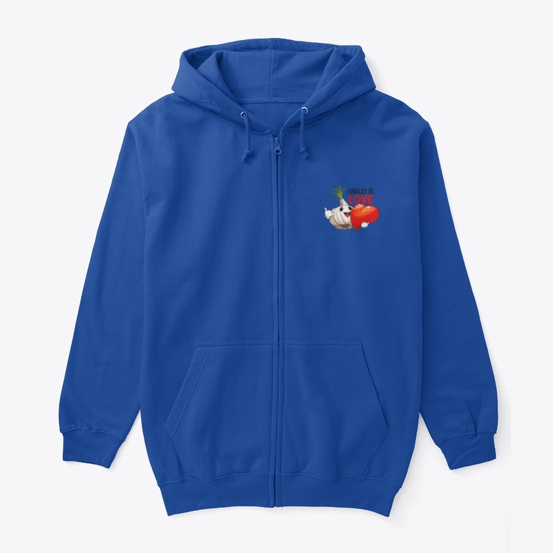 Mens Garlic Is Love (Black Lettering)