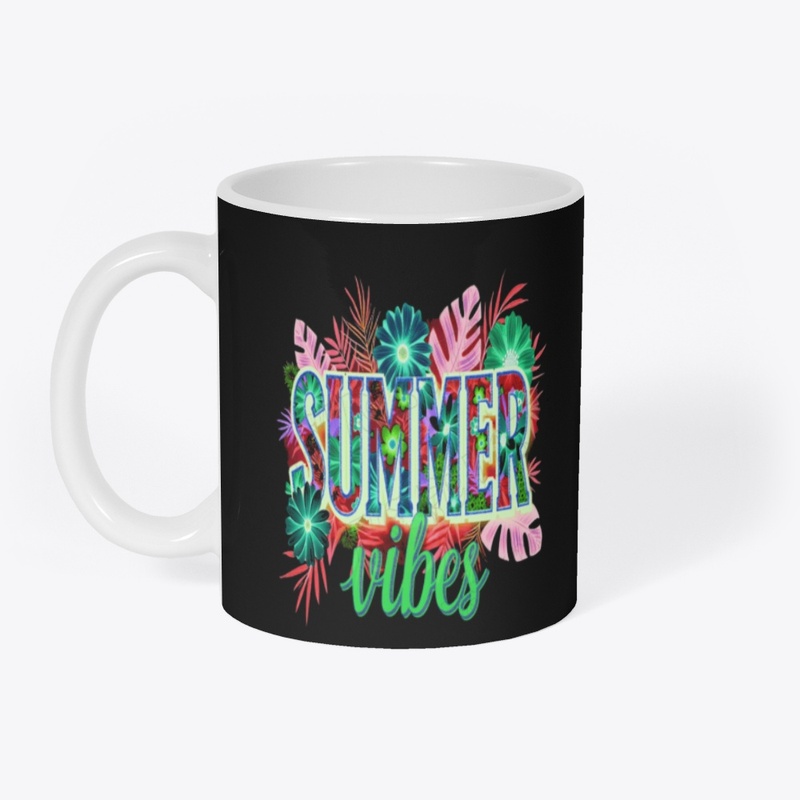 Floral Summer Vibes Coffee Mug
