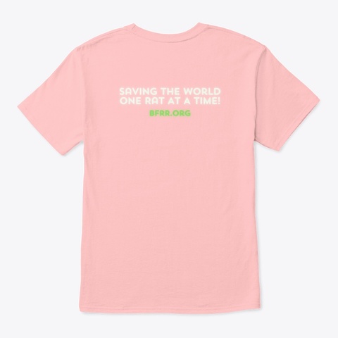 Best Friend Rodent Rescue Pale Pink T-Shirt Back