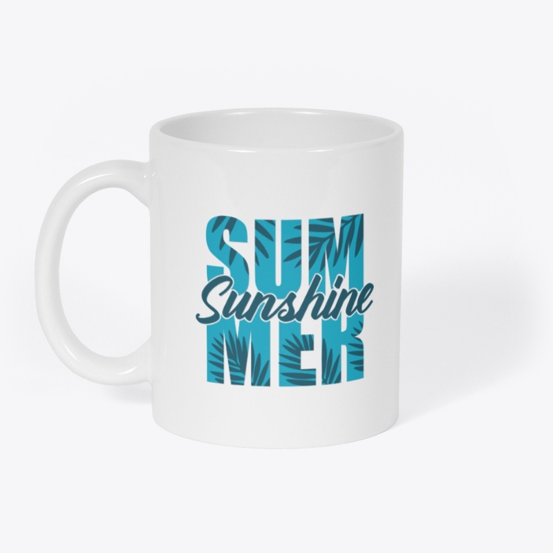 Modern Summer Sunshine Typography Trendy