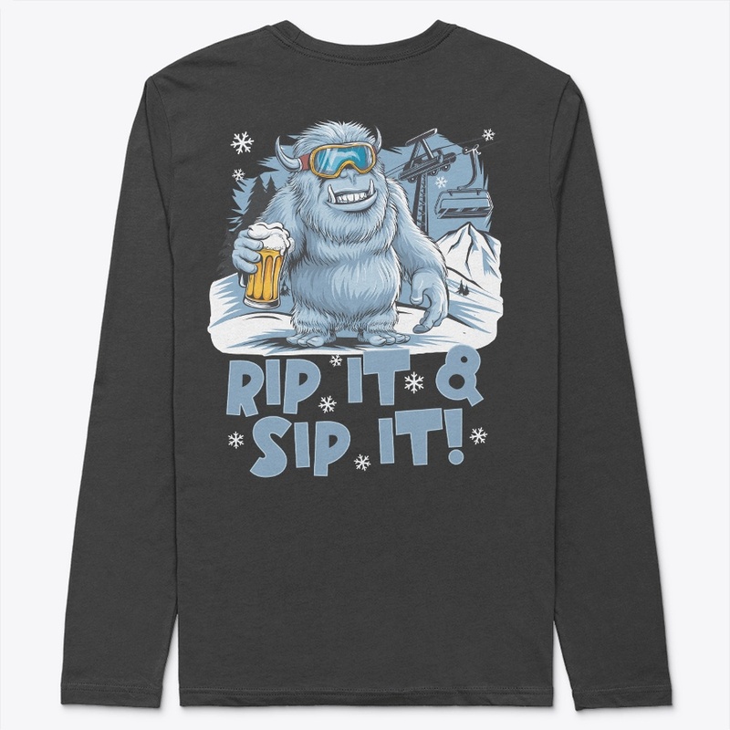 WINTER YETI "RIP IT &amp; SIP IT!"