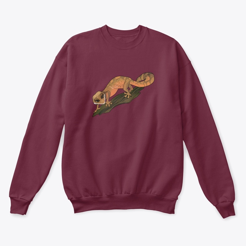 Sage Cat Gecko Crewneck