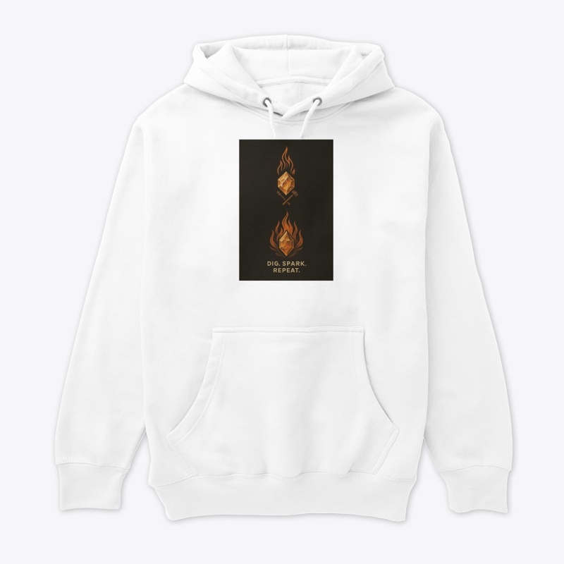  "Herkimer Fire Pendant Tee"