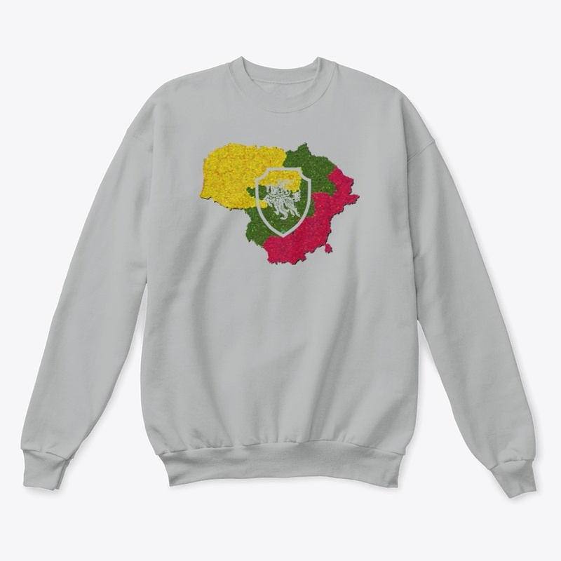 Lithuania Map & Vytis