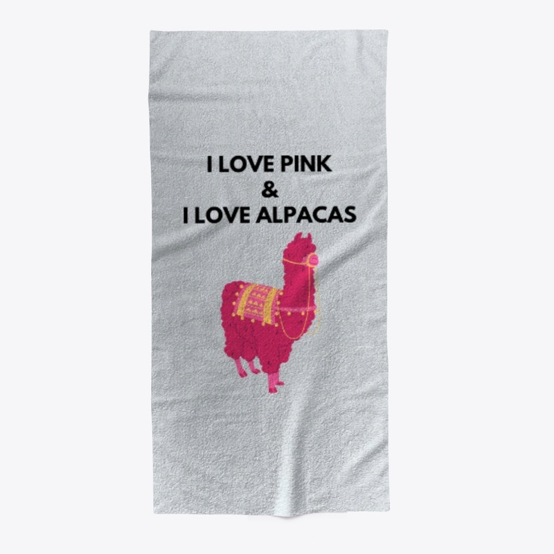 I Love Pink & I Love Alpacas Shirt, Lama