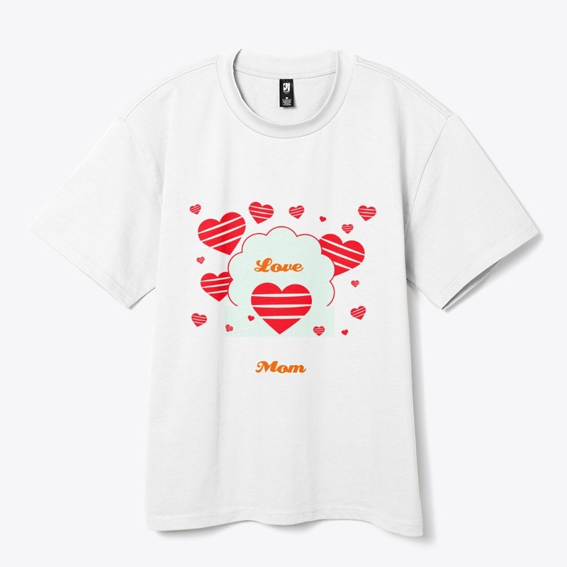 Heart Design with Love Mom