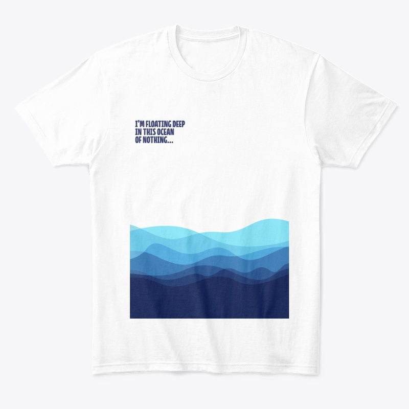 Ocean of nothing - Blue written