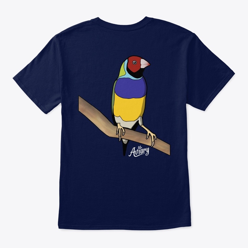 Purple-Breasted Gouldian Finch Back