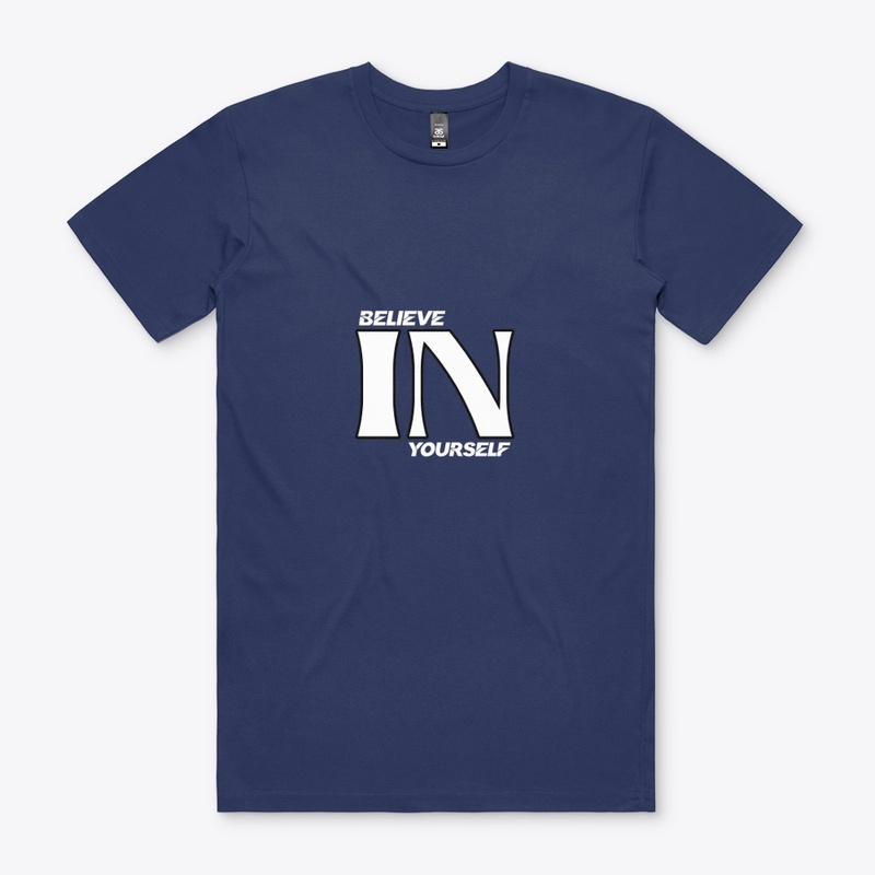 Printed ' believe in yourself ' shirts