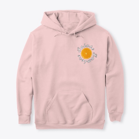 "Orange" Sainte Lumiere  Light Pink T-Shirt Front