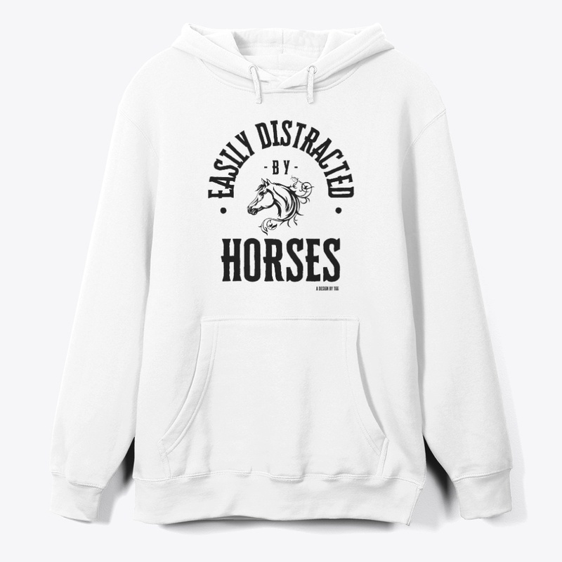 Easily Distracted - Horses (drk)