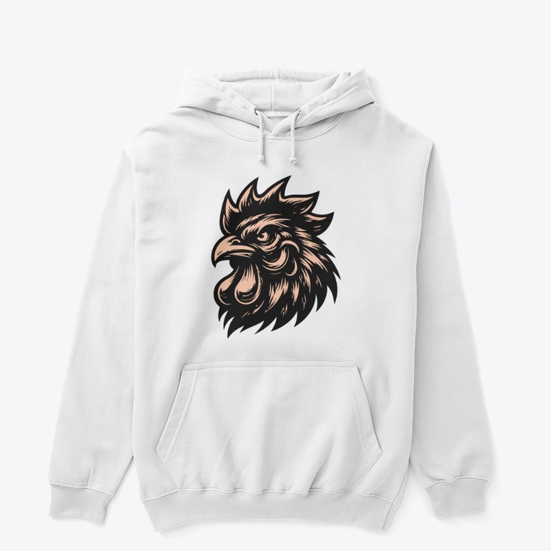 Bold Angry Chicken Illustration