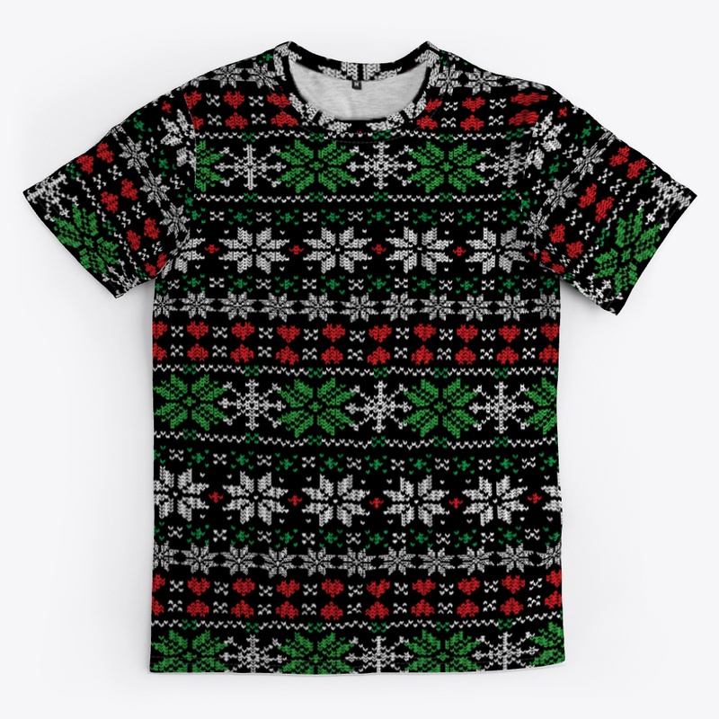Christmas Hearts and Snowflakes Apparel