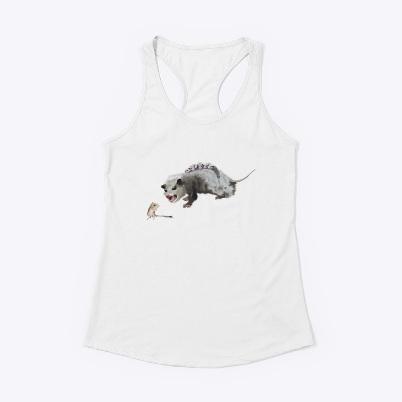 Opossum Mom & Rocket