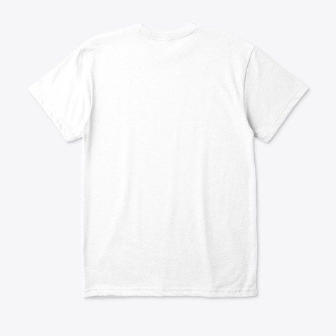 80 Characters Wide White Camiseta Back