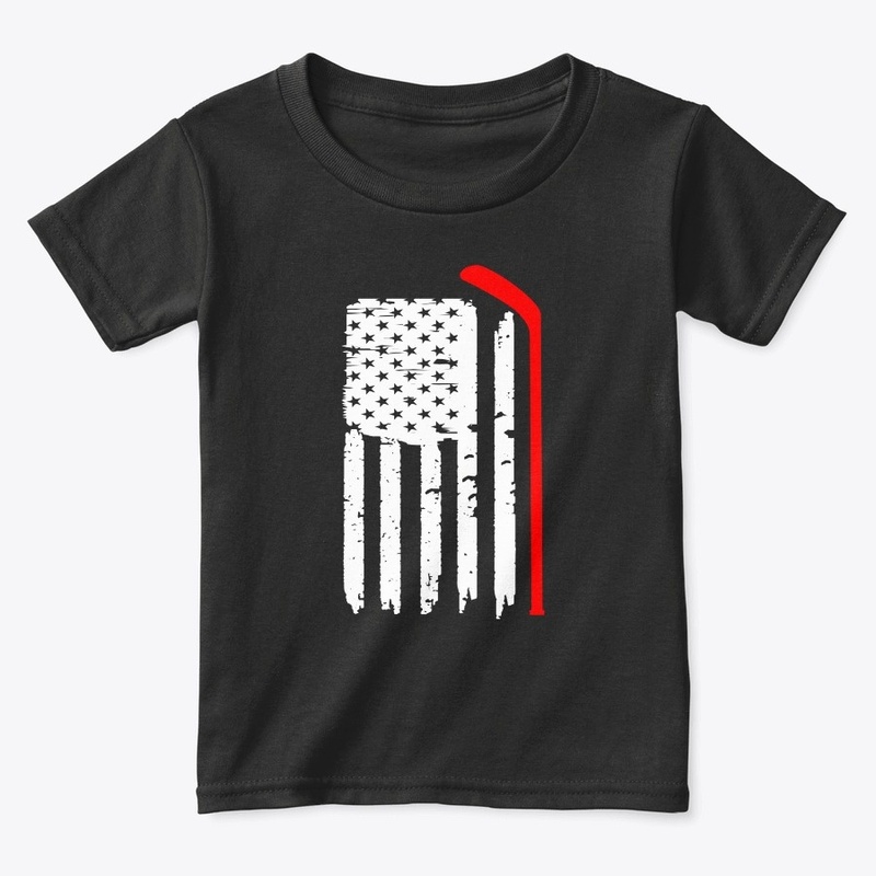 American Flag Hockey USA Patriotic Gift 
